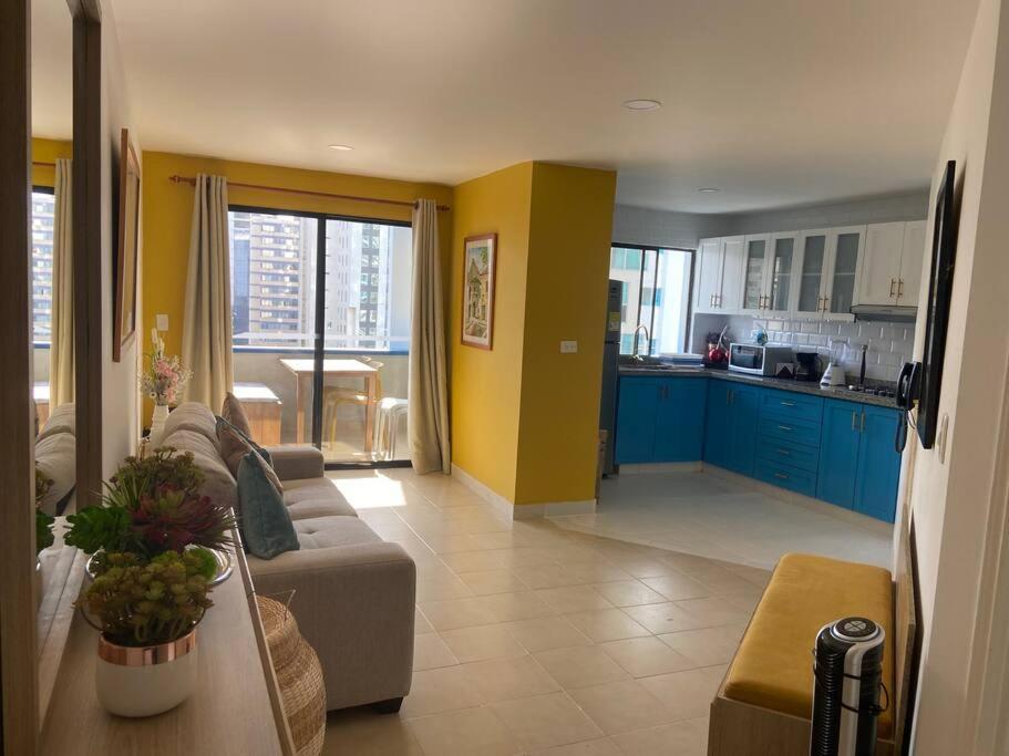 公寓 10mo Piso, Piscina, Jacuzzi Y A Pasos De La Playa Cartagena